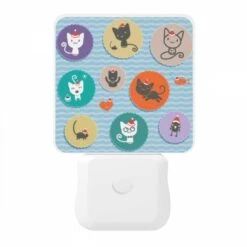 Night Light, A Collection Of Cat-themed Stickers 10 Night Light, A Collection Of Cat-themed Stickers -Cute Night Light Shop 4fc9d37bf3670fd13d5f33e7bcc8db6142ffdf43