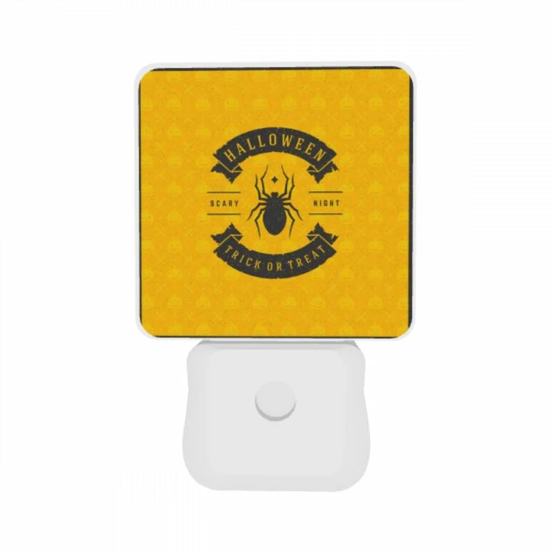 Night Light Set of 2, A spider is the centerpiece of a Halloween night poster. Night Light Set Of 2, A Spider Is The Centerpiece Of A Halloween Night Poster. -Cute Night Light Shop 5044acceb94c57d1f1417fd974d3f14413ae0019