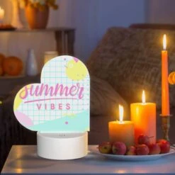 Love Acrylic Night Light, A Colorful Graphic With The Words "Summer Vibes" Written On It. 8 Love Acrylic Night Light, A Colorful Graphic With The Words "Summer Vibes" Written On It. -Cute Night Light Shop 5136026dcfa60a948cee946868523e7bb15d8cc0