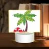 Rectangular Acrylic Night Light, A Colorful Cartoon Of A Palm Tree -Cute Night Light Shop 51809e5b388afefcbbbcac1cf1d17acf1cb274e7