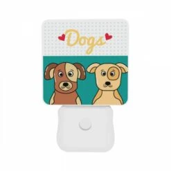 Night Light Set Of 2, Two Dogs Are Sitting Next To Each Other. -Cute Night Light Shop 51bd307d17c43f3fb5552a73bdfba1f0d42f1536