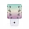 Night Light, A Colorful Beach Scene With A Purple And Blue Background. -Cute Night Light Shop 52225b2b6448249fa534a234a14f48e3e630a701