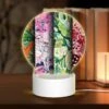 Round Acrylic Night Light, Four Different Colored Designs Of A Face. -Cute Night Light Shop 527b92a4d7ea5c7b3f0b28099abb67e1f9e9c80d
