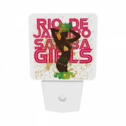 Night Light Set Of 2, A Woman Wearing A Grass Skirt And A Headband Poses For A Picture. -Cute Night Light Shop 5780a06e2895a846e3a9099693de7acd3bee7673