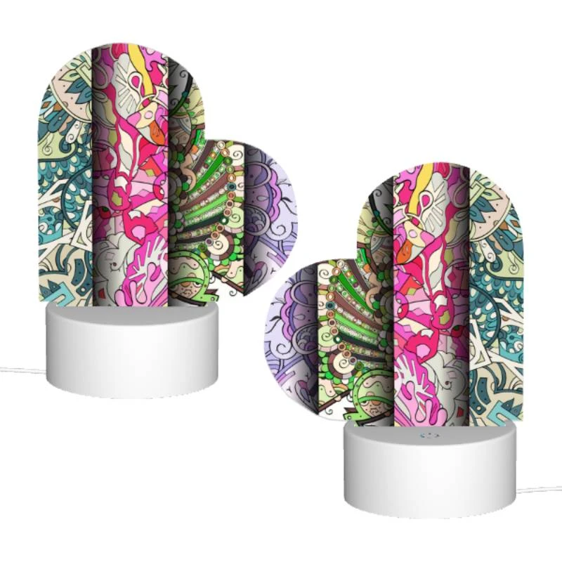 Love Acrylic Night Light, Three colorful artworks are displayed side by side. Love Acrylic Night Light, Three Colorful Artworks Are Displayed Side By Side. -Cute Night Light Shop 583a286cc48c2230dc819433384c1f1249c14ef8