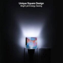 Night Light Set Of 2, A Colorful Image Of A Tropical Forest With The Words "welcome Summer" Written In The Bottom Right Corner. -Cute Night Light Shop 598c3e0d9cea0d387016c4b9ddeb53e2a9d6359e