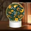 Round Acrylic Night Light, A Colorful And Detailed Pattern Of Birds And Flowers. -Cute Night Light Shop 5a8ddece9becaf837de08de5df02c20ce5949fc0