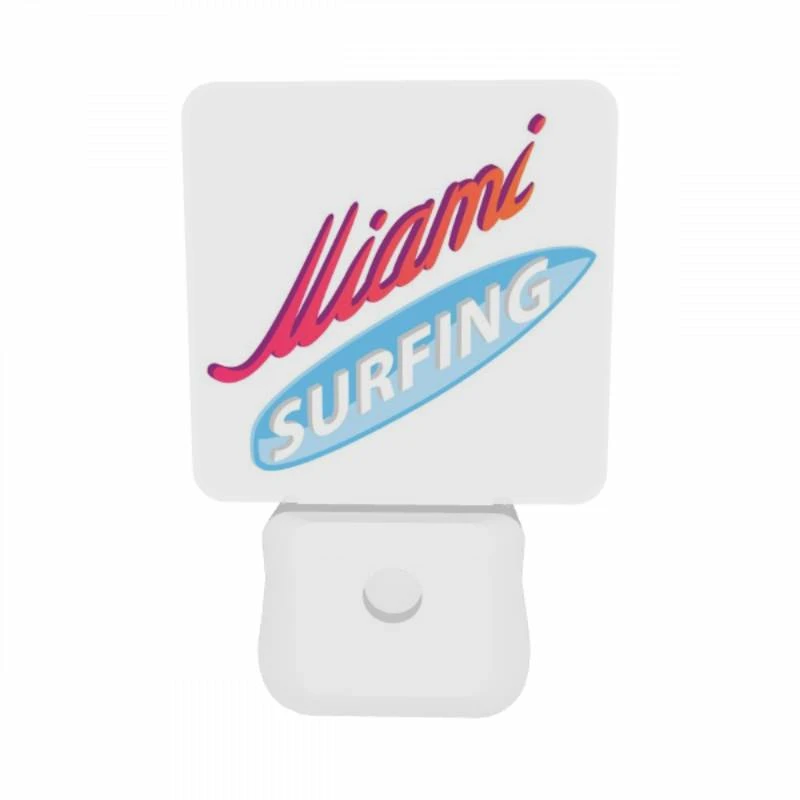 Night Light Set of 2, A logo for Miami Surfing. Night Light Set Of 2, A Logo For Miami Surfing. -Cute Night Light Shop 5b553f48a73858af23583fb33fde1891a89d6dce