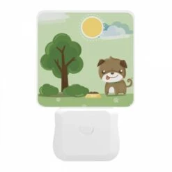 Night Light, A Dog Is Standing In Front Of A Tree And A Yellow Ball. -Cute Night Light Shop 5ca9512353a801877a5ba1de8d5ecbbc7ab34985