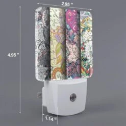 Night Light Set Of 2, Four Different Colored Designs Of Flowers. -Cute Night Light Shop 5f12c5c394e7b2de97854a72fc2560cc72491c8f