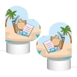 Love Acrylic Night Light, A Collection Of Travel Documents And A Suitcase Are Placed On A Sandy Beach. 3 Love Acrylic Night Light, A Collection Of Travel Documents And A Suitcase Are Placed On A Sandy Beach. -Cute Night Light Shop 61c6e31edb5ff89ddb10c4d8f091e06f7ebc81f3