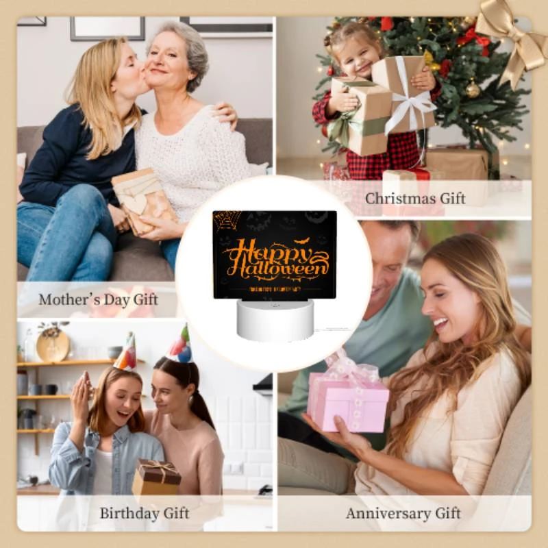 Rectangular Acrylic Night Light, A Halloween party is advertised with a spooky theme. Rectangular Acrylic Night Light, A Halloween Party Is Advertised With A Spooky Theme. -Cute Night Light Shop 62fbd900d87947abbc3e2052d6511dd1ac8e70fe