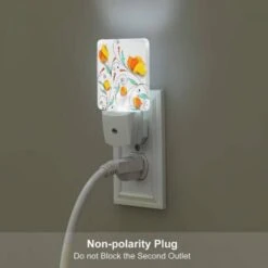 Night Light Set Of 2, A Colorful Flower Design With Yellow 5 Night Light Set Of 2, A Colorful Flower Design With Yellow -Cute Night Light Shop 63d0ea006e03d33a62405b29231be21f798f19fe