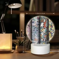 Round Acrylic Night Light, Three Colorful Clocks Are Displayed On A Wall. 7 Round Acrylic Night Light, Three Colorful Clocks Are Displayed On A Wall. -Cute Night Light Shop 650c9ffceede242ee0cebefe5bff5e8fd5924539