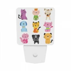 Night Light Set Of 2, A Collection Of Cartoon Animal Characters -Cute Night Light Shop 661c6dd7ba629c31009a6cc480f9c7b304a9cea5