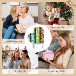 Love Acrylic Night Light, Three Colorful Designs Of Flowers Are Displayed On A Wall. -Cute Night Light Shop 674ea653721351023ca08a3b6b9e2c1b03e6ab8c