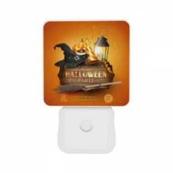Night Light Set Of 2, A Halloween Party Advertisement With A Witch's Hat -Cute Night Light Shop 6a3100b6e192cfdc39ac4f1332ba1a657bfdf89a