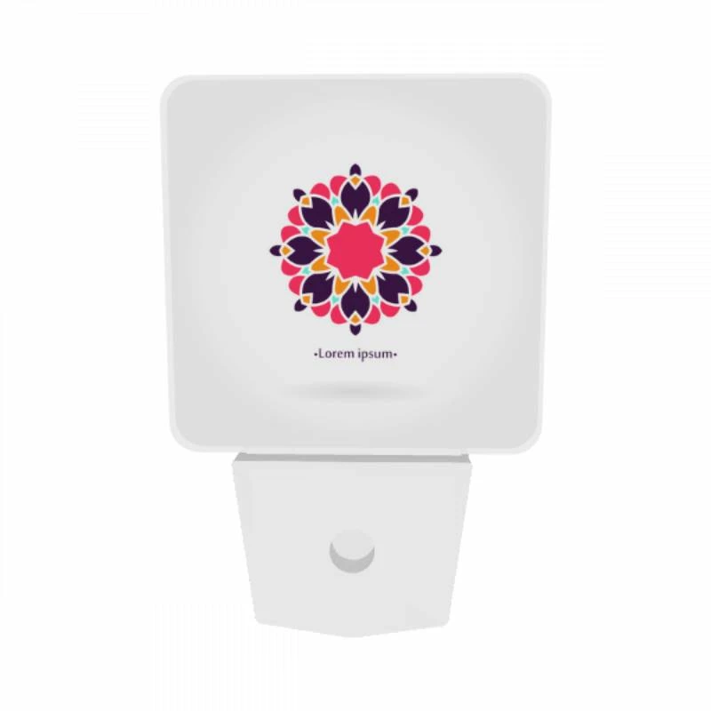 Night Light Set of 2, A colorful flower with a pink center and purple petals. Night Light Set Of 2, A Colorful Flower With A Pink Center And Purple Petals. -Cute Night Light Shop 6b6df758d8814d196d6f3f42e744f18e45582c0a