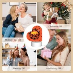 Love Acrylic Night Light, A Round Orange Sign With A Happy Halloween Message. -Cute Night Light Shop 6cc2348dcb1e63ab317a17bb503e13c32fceedea