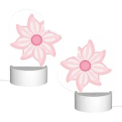 Love Acrylic Night Light, A Pink Flower With A White Center. -Cute Night Light Shop 6db743ca3b3ac4da852be699ba1846c7728d2e80