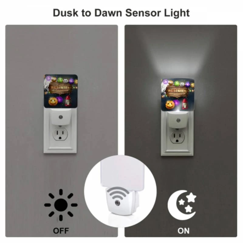 Night Light, A sign that says Happy Halloween with a pumpkin and a lit candle. Night Light, A Sign That Says Happy Halloween With A Pumpkin And A Lit Candle. -Cute Night Light Shop 6e3ebc74c27d86d5e6f406824618e5f79ef7164c