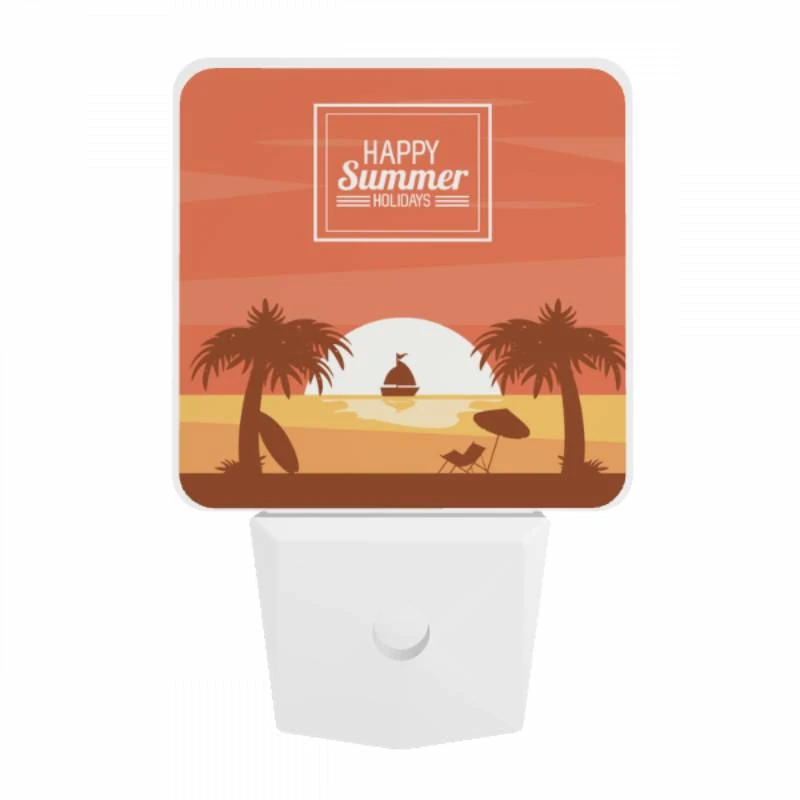 Night Light, A colorful poster advertising a happy summer holiday. Night Light, A Colorful Poster Advertising A Happy Summer Holiday. -Cute Night Light Shop 6ef979983e2951efc13fe3b090f6935e6c517ea1