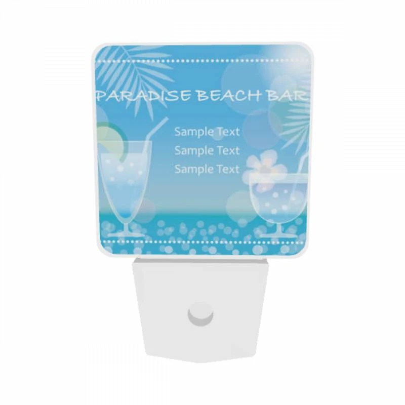 Night Light Set of 2, A tropical beach bar with two drinks and a flower. Night Light Set Of 2, A Tropical Beach Bar With Two Drinks And A Flower. -Cute Night Light Shop 6f7acddd57734dfb66a37fbe0044659117042ae9