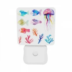 Night Light Set Of 2, A Collection Of Colorful Fish And Sea Creatures. 9 Night Light Set Of 2, A Collection Of Colorful Fish And Sea Creatures. -Cute Night Light Shop 70c54e9aab0654bb37ee09a9ba8a93fb8bd5653f
