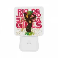 Night Light Set Of 2, A Woman Wearing A Grass Skirt And A Headband Poses For A Picture. -Cute Night Light Shop 713b03a71f04ed1bfe2275706fecbc708e533034