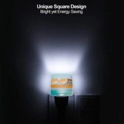 Night Light Set Of 2, A Small Hut Is Situated On A Sandy Beach. -Cute Night Light Shop 7156c166d52022539434d4ec6e7975c8fbaf37c4