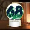 Round Acrylic Night Light, A Surfing Logo For The State Of California. -Cute Night Light Shop 71928e86f46efd945f2961291720d54aa3c92309