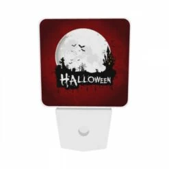 Night Light Set Of 2, A Red Background With A Halloween Theme. 8 Night Light Set Of 2, A Red Background With A Halloween Theme. -Cute Night Light Shop 71a2a966df3b2211d4d81e22e205527e652dbb2a
