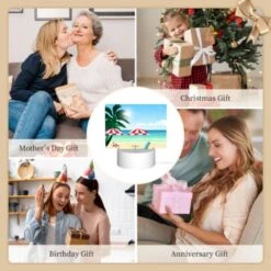 Rectangular Acrylic Night Light, A Beach Scene With Two Umbrellas And Two Chairs. 9 Rectangular Acrylic Night Light, A Beach Scene With Two Umbrellas And Two Chairs. -Cute Night Light Shop 720658c72501da0ee29f0754dbd3f9cedf6e0336