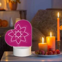 Love Acrylic Night Light, A Pink Flower With A Yellow Center. 8 Love Acrylic Night Light, A Pink Flower With A Yellow Center. -Cute Night Light Shop 721d0dacfe5cc8a3ad58cc6d0496fc827f7fbadd