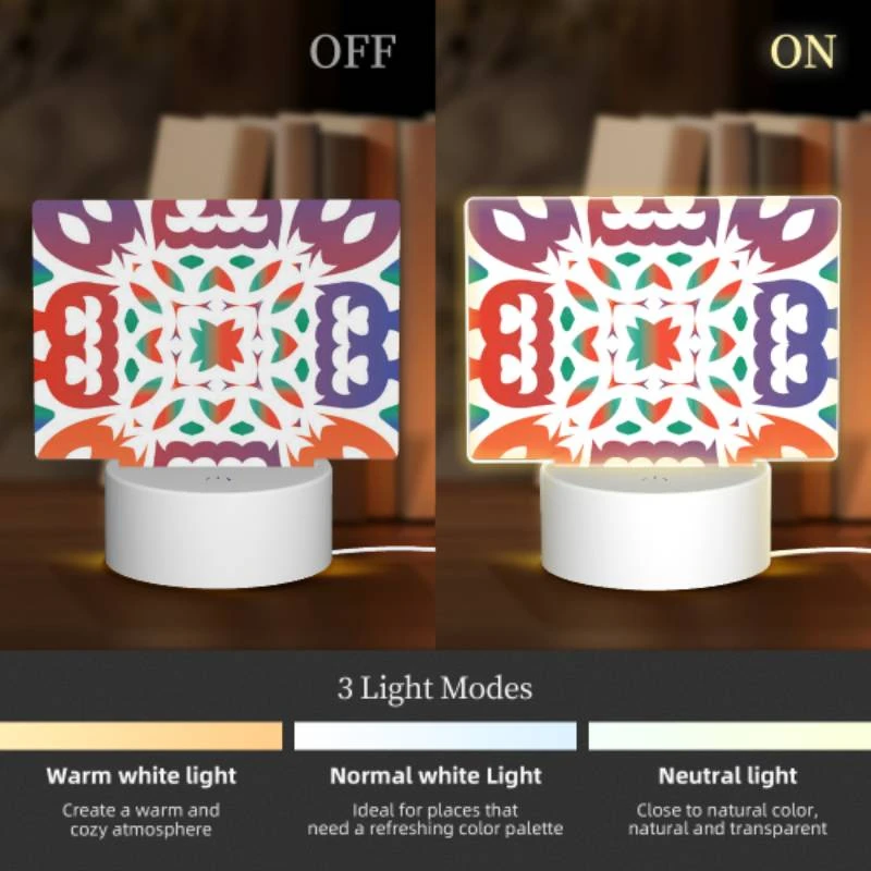 Rectangular Acrylic Night Light, A colorful design with a mix of red Rectangular Acrylic Night Light, A Colorful Design With A Mix Of Red -Cute Night Light Shop 72cb175b799cf07e6425f9deeb4421821335fc63