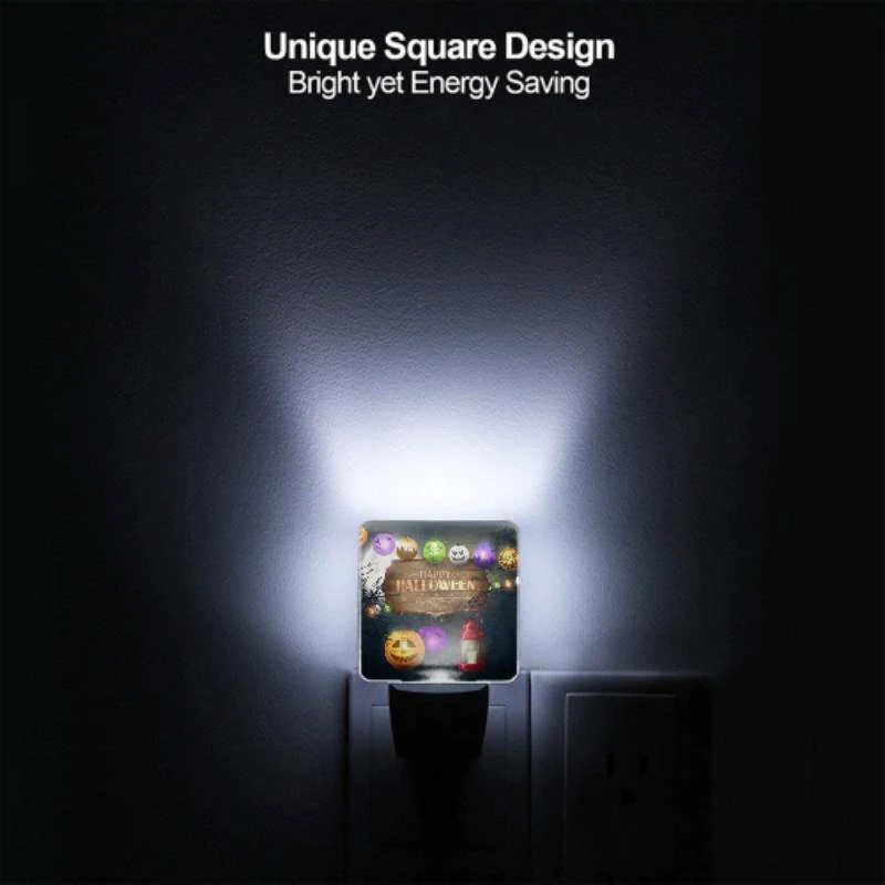 Night Light, A sign that says Happy Halloween with a pumpkin and a lit candle. Night Light, A Sign That Says Happy Halloween With A Pumpkin And A Lit Candle. -Cute Night Light Shop 731c3b6ef133f4fa7cde2e897427b5a1056dbad1