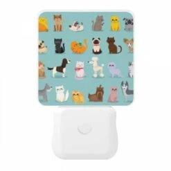 Night Light, A Collection Of Different Colored Cats. -Cute Night Light Shop 73901653359ff4a73e0ffb381abf7d6c7df1146d