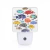 Night Light, A Collection Of Colorful Fish In A Circle.