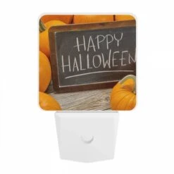 Night Light, A Chalkboard Sign That Says "Happy Halloween" Is Placed In Front Of A Pile Of Pumpkins. 9 Night Light, A Chalkboard Sign That Says "Happy Halloween" Is Placed In Front Of A Pile Of Pumpkins. -Cute Night Light Shop 746099449a62593b2625e962719fd7e30aa7e033