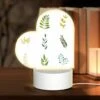 Love Acrylic Night Light, Six Different Types Of Leaves Are Shown In A Row. -Cute Night Light Shop 74ec6c91d0b54c0fb029807fbda2ab8a629f335b