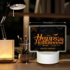 Rectangular Acrylic Night Light, A Halloween Party Is Advertised With A Spooky Theme. 7 Rectangular Acrylic Night Light, A Halloween Party Is Advertised With A Spooky Theme. -Cute Night Light Shop 7551ddefa33004152b3c461c8336d1de0af30935