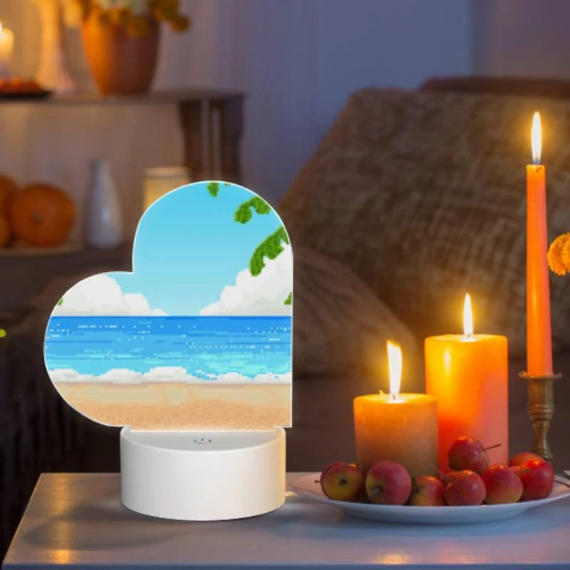Love Acrylic Night Light, A cartoon beach scene with a blue ocean and palm trees. Love Acrylic Night Light, A Cartoon Beach Scene With A Blue Ocean And Palm Trees. -Cute Night Light Shop 77fe37d45a9c0178c3c77ef6fd971f8a5714dac4
