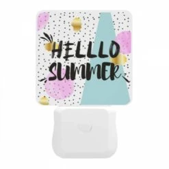 Night Light, A Sign That Says "Hello Summer" With A Gold Border. -Cute Night Light Shop 7a6a5549dd649f988acab2e527bf6f32a3f8f11f