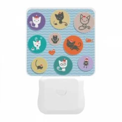 Night Light, A Collection Of Cat-themed Stickers 11 Night Light, A Collection Of Cat-themed Stickers -Cute Night Light Shop 7b651a5d19b20f165078a68b33f0098fd10e7709