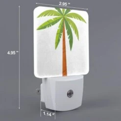 Night Light Set Of 2, A Green And Orange Palm Tree. -Cute Night Light Shop 7bca11dc1b3dc56795fc1b6d6febe164fb4f6c77