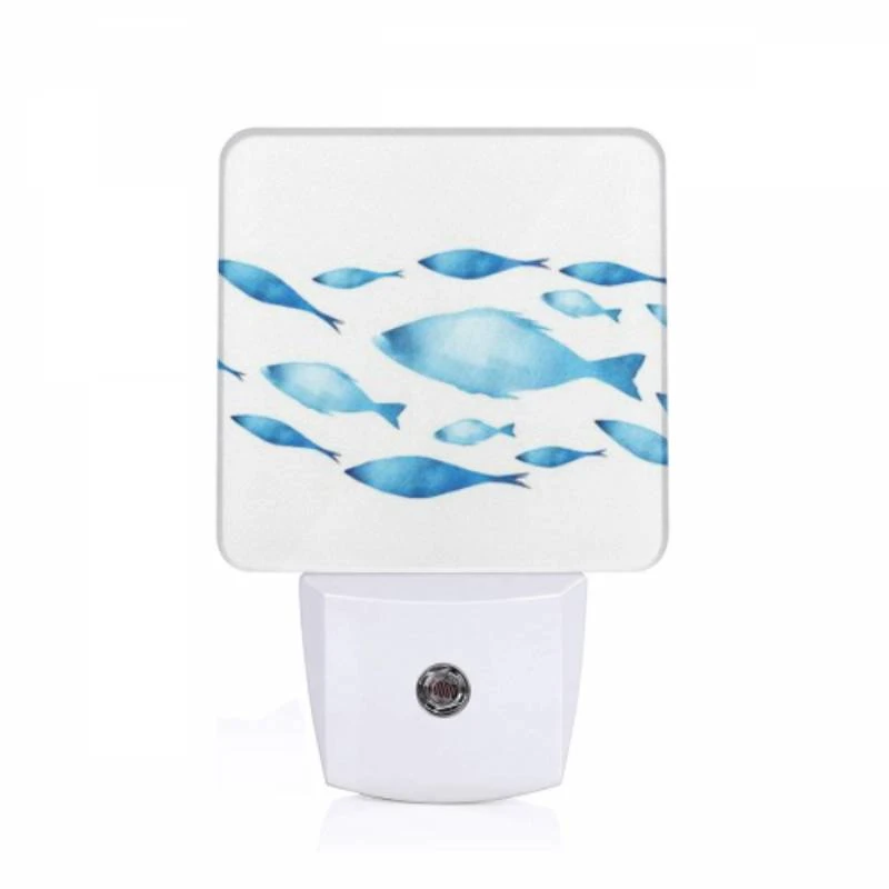 Night Light, A blue fish swimming in a school of fish. Night Light, A Blue Fish Swimming In A School Of Fish. -Cute Night Light Shop 7bd99d1147927cf8f593f2f240c2cefee18194de