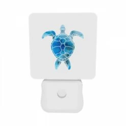 Night Light Set Of 2, A Blue And White Turtle With A Shell. -Cute Night Light Shop 7be791a73461353095ebf1f732f7e5916bd08707