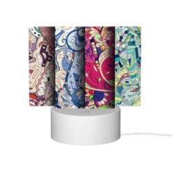 Rectangular Acrylic Night Light, Four Different Colored Paintings Of Flowers. -Cute Night Light Shop 7c49001e3b2b875d286c52da6c409c45f2a84996