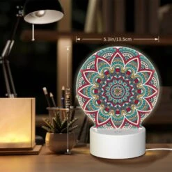 Round Acrylic Night Light, A Colorful -Cute Night Light Shop 7cc2dd9e4521bc2ebb06fc00ee29e4f005572291