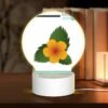 Round Acrylic Night Light, A Yellow Flower With Green Leaves. 1 Round Acrylic Night Light, A Yellow Flower With Green Leaves. -Cute Night Light Shop 7d0e8c9fd49e13f2841c68b3512584051a78cae8